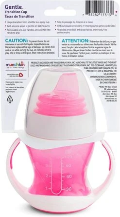 Munchkin Gentle First Cup Overgangsbeker Anti Lek Roze 13 Munchkin Gentle First Cup Overgangsbeker Anti Lek Roze -BIBS Shop 666x1200