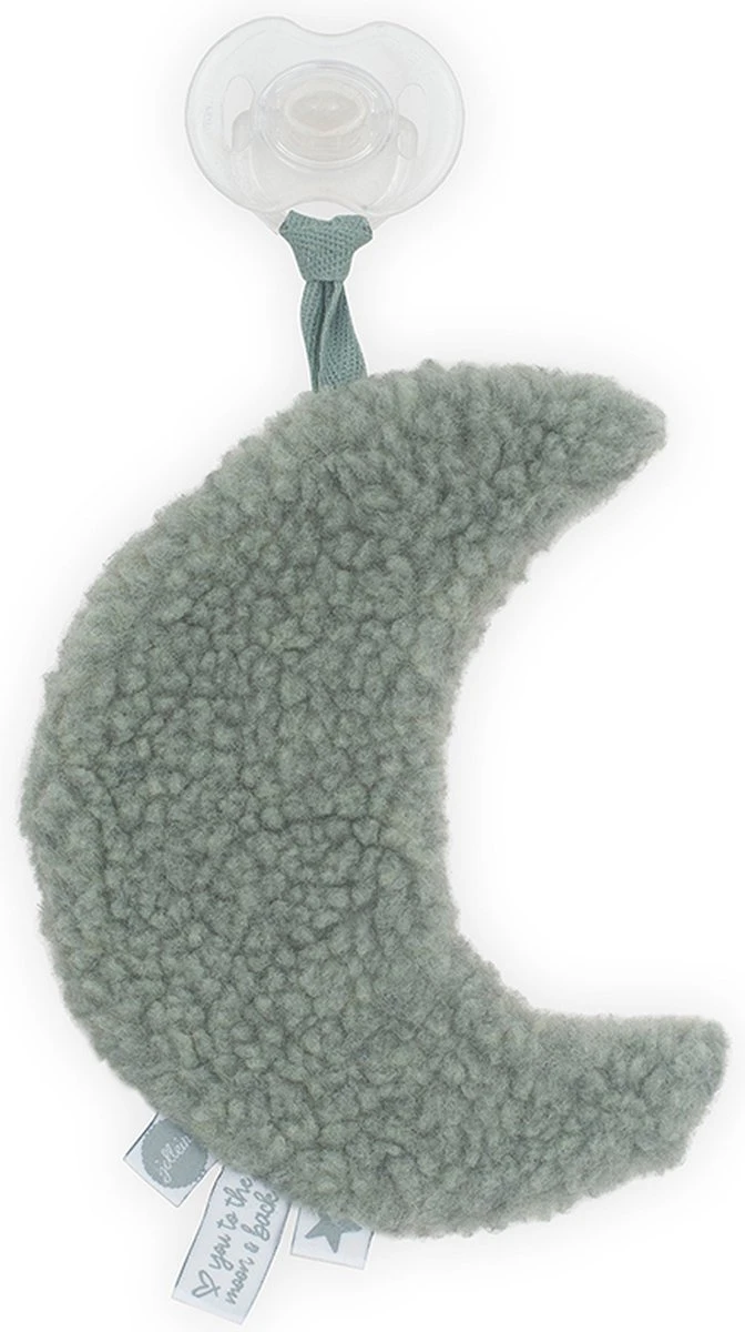 Jollein Speendoekje Moon - Ash Green 3 Jollein Speendoekje Moon - Ash Green