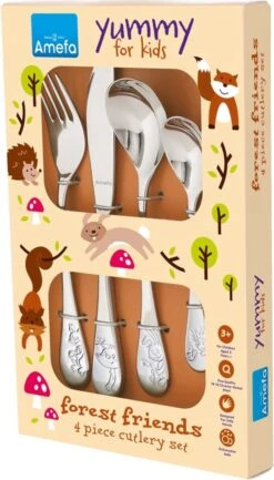 Amefa Forest Friends 4-delig Kinderbestek -BIBS Shop 685x1200