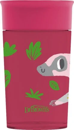 Dr. Brown's Dr Brown's - Cheers 360° Drinkbeker - 9+ Maanden - Rood - 300ml