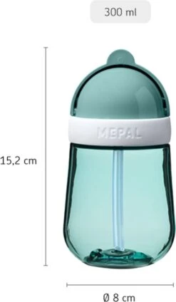 Mepal Mio – Rietjesbeker 300 Ml – Gegarandeerd Lekvrij – Deep Blue – Ideaal Voor Onderweg – Drinkbeker Kinderen -BIBS Shop 699x1200 1