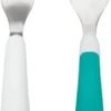 OXO Tot Vork & Lepel - Bestek Baby En Kind- Oefenbestek -Teal 1 OXO Tot Vork & Lepel - Bestek Baby En Kind- Oefenbestek -Teal -BIBS Shop 708x1200