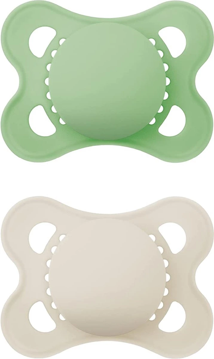 MAM Fopspeen Original Pure Plain Siliconen - 0-6 Maanden - Unisex | 100% Duurzame Fopspeen MAM 3 MAM Fopspeen Original Pure Plain Siliconen - 0-6 Maanden - Unisex | 100% Duurzame Fopspeen MAM