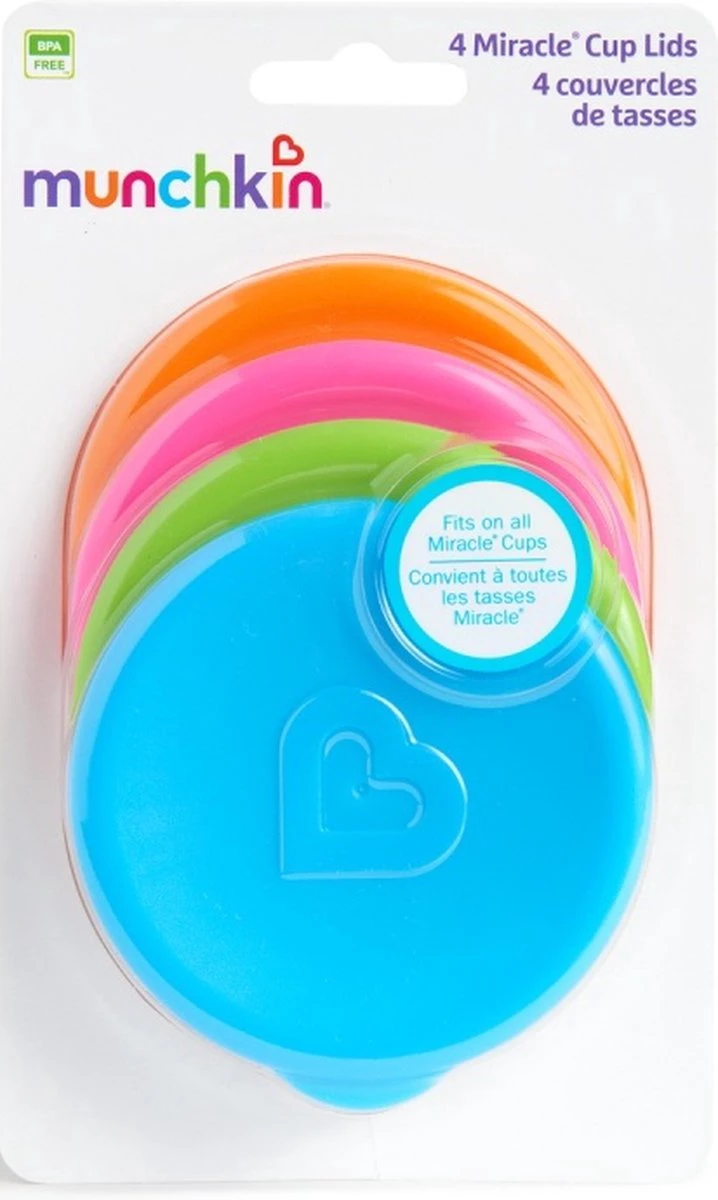 Munchkin Miracle Cups Deksels 4 Munchkin Miracle Cups Deksels - Afbeelding 2