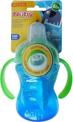 Nûby - Swirl™ Antilekbeker - Blauw - 6m+ 7 Nûby - Swirl™ Antilekbeker - Blauw - 6m+ -BIBS Shop 727x1200 4