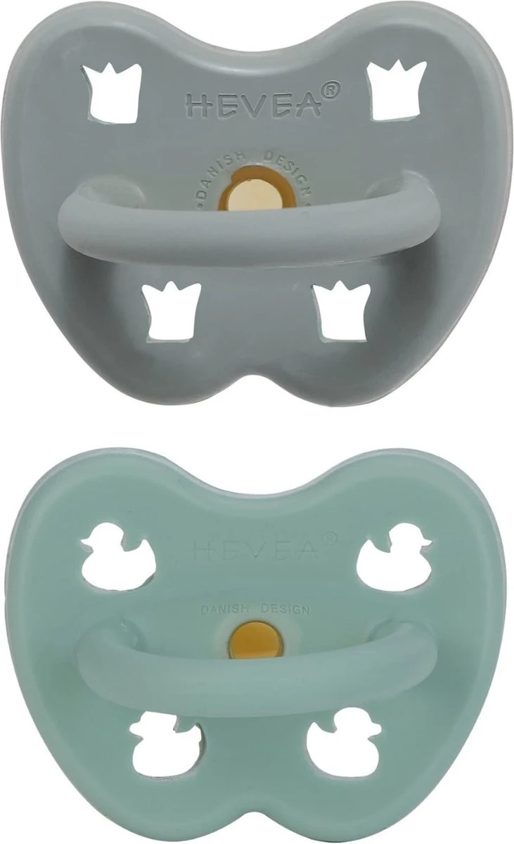 HEVEA Dental Speen 2 Stuks | 3-36 Maanden Orthodontisch | Gorgeous Grey + Nordic Sea Green 3 HEVEA Dental Speen 2 Stuks | 3-36 Maanden Orthodontisch | Gorgeous Grey + Nordic Sea Green