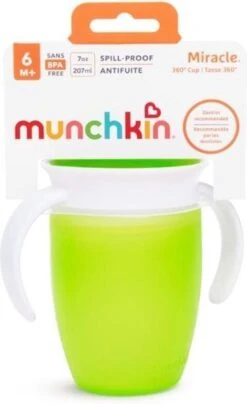 Munchkin Miracle Drinkbeker 360 Trainer Cup Groen 27 Munchkin Miracle Drinkbeker 360 Trainer Cup Groen -BIBS Shop 733x1200 1