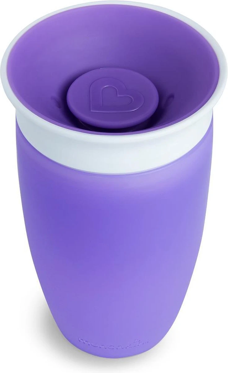 Munchkin Miracle 360 Sippy Cup Drinkbeker Purple 6 Munchkin Miracle 360 Sippy Cup Drinkbeker Purple - Afbeelding 4