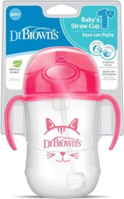 Dr. Brown's Eerste Rietjesbeker - 270 Ml - Roze 15 Dr. Brown's Eerste Rietjesbeker - 270 Ml - Roze -BIBS Shop 746x1200 1
