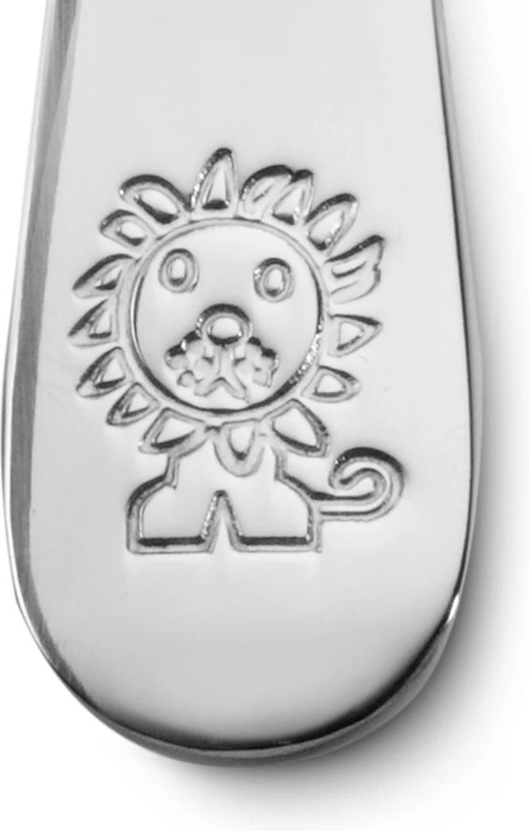 Zilverstad - Kindercouvert Nijntje Dierentuin 4-delig RVS 18/10 6 Zilverstad - Kindercouvert Nijntje Dierentuin 4-delig RVS 18/10 - Afbeelding 4