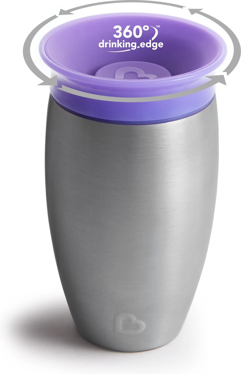 Munchkin Miracle 360 Steel Paars 3 Munchkin Miracle 360 Steel Paars