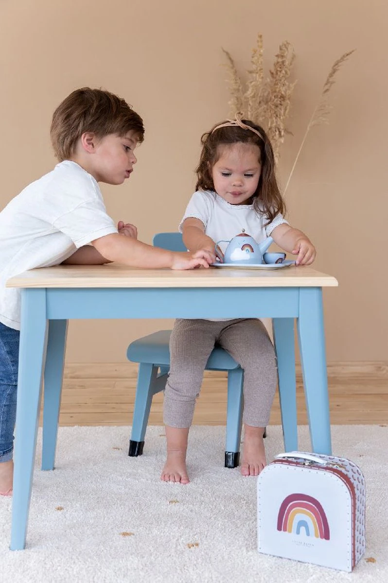 Merkloos Little Dutch - Servies In Koffer - Rainbow - Thee Set - Keuken Speelgoed 5 Merkloos Little Dutch - Servies In Koffer - Rainbow - Thee Set - Keuken Speelgoed - Afbeelding 3