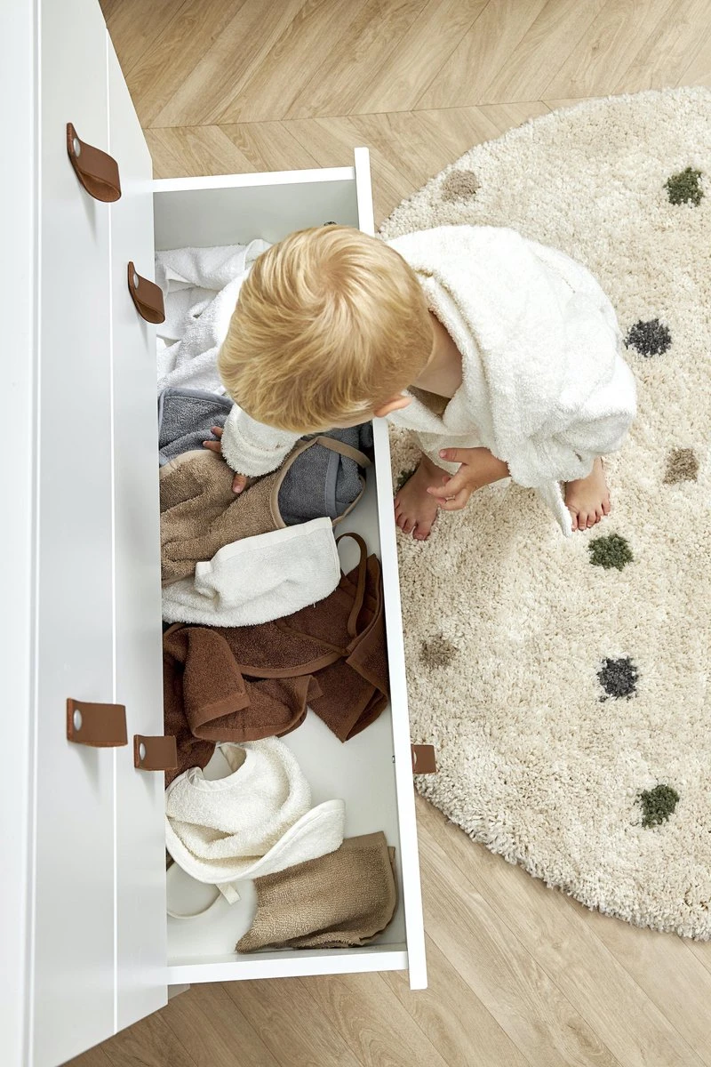 Meyco Slab Basic Badstof 2-pack - Chocolate 4 Meyco Slab Basic Badstof 2-pack - Chocolate - Afbeelding 2