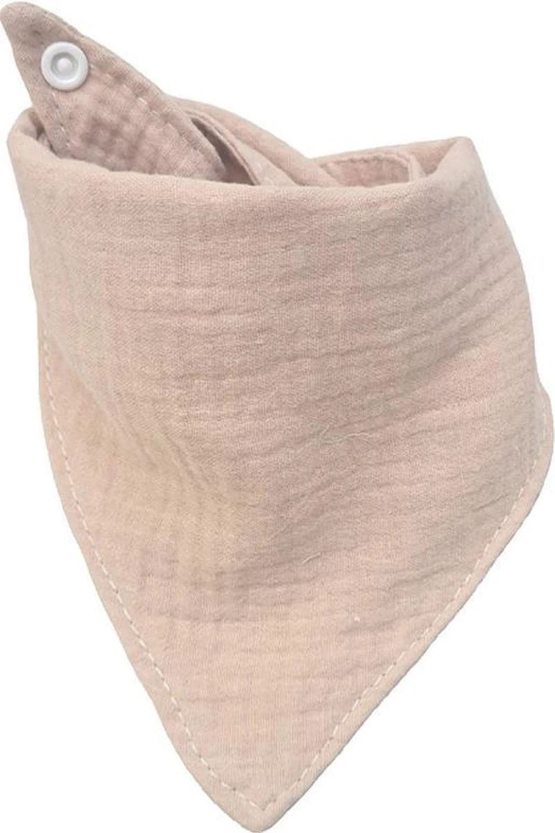 MINIIYOU - 5 Stuks Hydrofiele Bandana Slabbetjes - Effen Blauw - Geel Wit - Kwijlslabbetjes 6 MINIIYOU - 5 Stuks Hydrofiele Bandana Slabbetjes - Effen Blauw - Geel Wit - Kwijlslabbetjes - Afbeelding 4