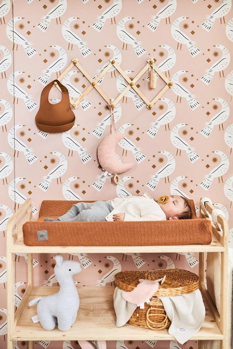 Jollein Speendoekje Moon - Pale Pink 5 Jollein Speendoekje Moon - Pale Pink - Afbeelding 3