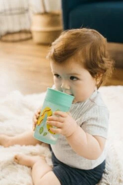 Dr. Brown's Dr Brown's - Cheers 360° Drinkbeker - 9+ Maanden - Groen - 300ml -BIBS Shop 801x1200 46