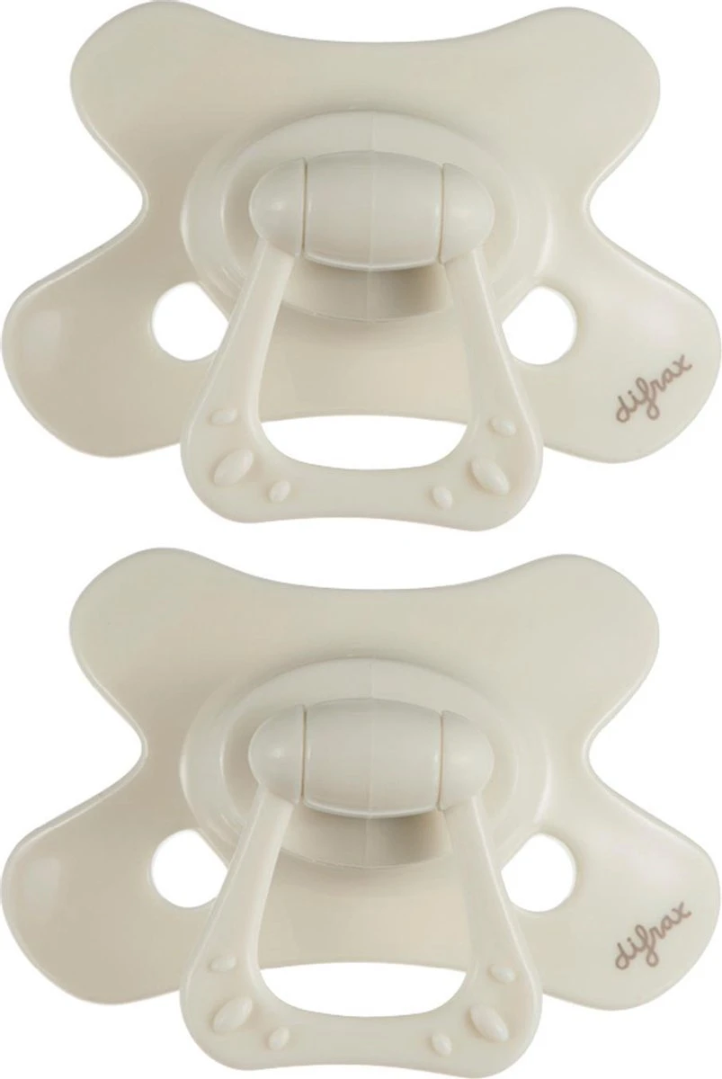 Difrax Fopspeen 12+ Maanden Natural Speen - Crèmewit/Popcorn - 2 Stuks 3 Difrax Fopspeen 12+ Maanden Natural Speen - Crèmewit/Popcorn - 2 Stuks