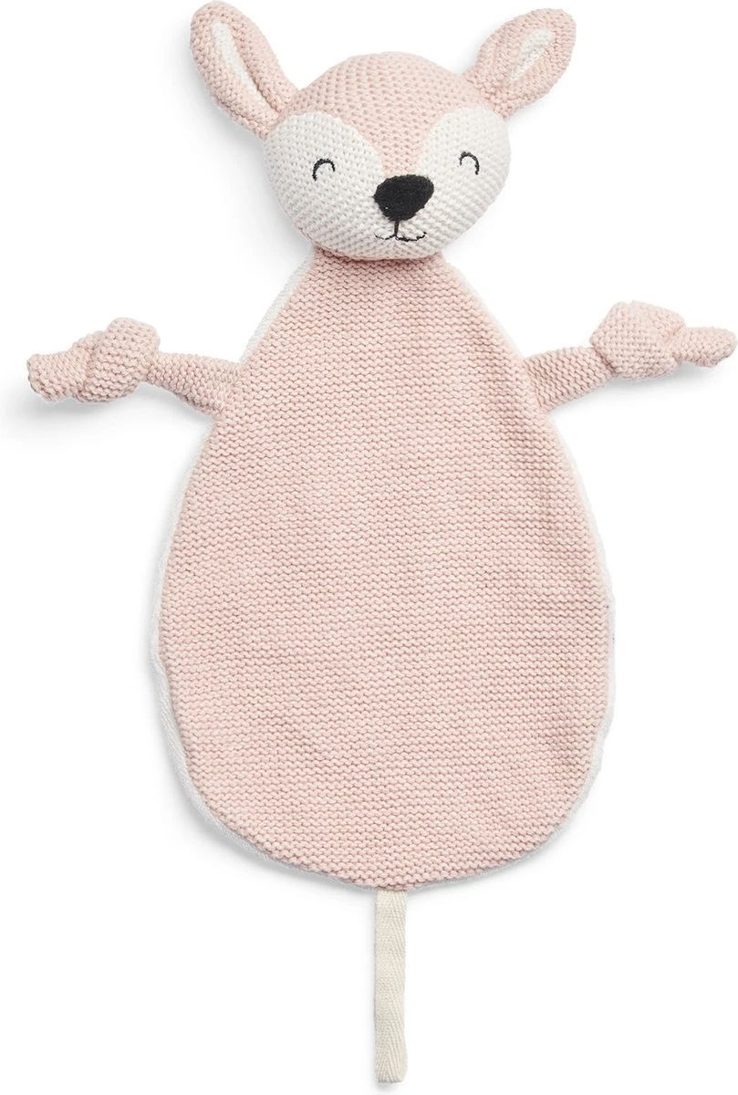 Jollein Knuffeldoekje Deer - Pale Pink 4 Jollein Knuffeldoekje Deer - Pale Pink - Afbeelding 2