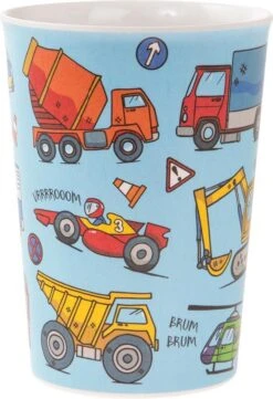 Kinder Servies Set Melamine (bord + Kom + Beker) Tractor Voertuigen - Lesser & Pavey -BIBS Shop 820x1200 4