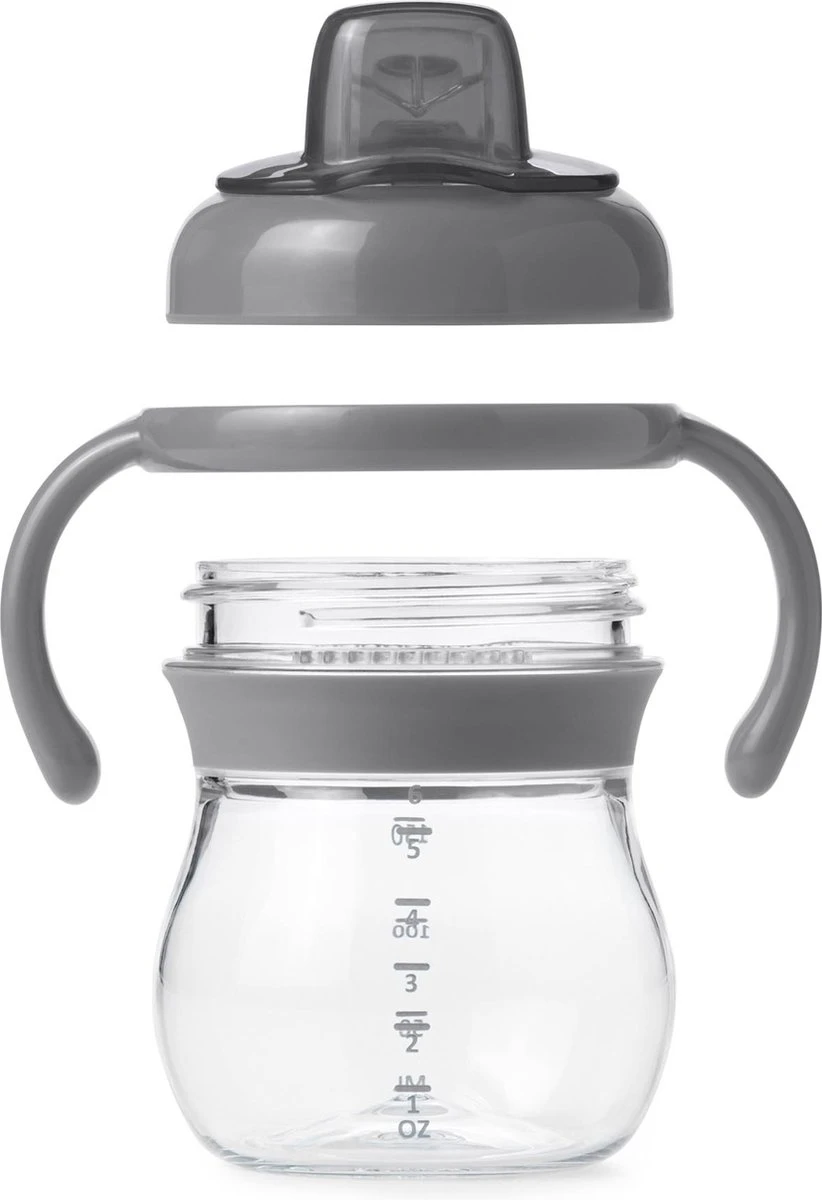 OXO Tot Transitions Drinkbeker - Tuitbeker Baby - Antilekbeker - Drinkbeker Baby- Drinkbekers -150ml Met Handvat - Grey 5 OXO Tot Transitions Drinkbeker - Tuitbeker Baby - Antilekbeker - Drinkbeker Baby- Drinkbekers -150ml Met Handvat - Grey - Afbeelding 3