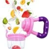 Merkloos Baby Fruit Speen Met 2 Extra Spenen - Fruitspeen Bijtring - Maat M - 4/12 Maanden - Roze -BIBS Shop 822x1200