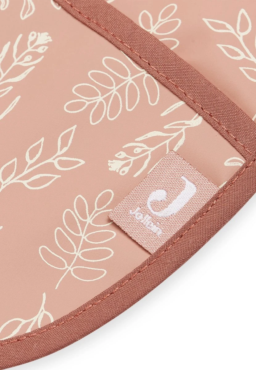 Jollein Slab Waterproof Met Mouw Meadow - Rosewood 6 Jollein Slab Waterproof Met Mouw Meadow - Rosewood - Afbeelding 4