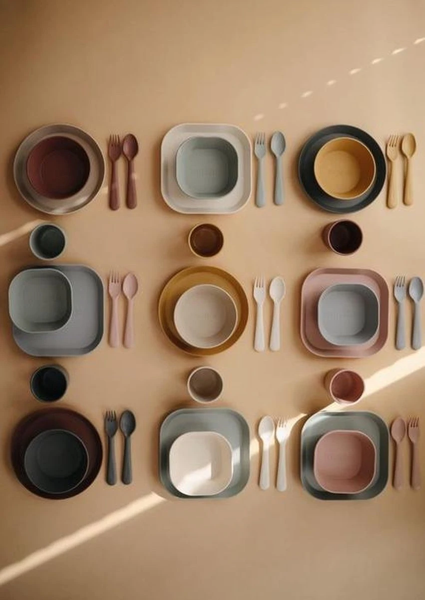 Mushie - Kinderservies Vork & Lepel - Bestek - Mosterd 6 Mushie - Kinderservies Vork & Lepel - Bestek - Mosterd - Afbeelding 4