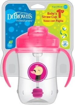Dr. Brown's Eerste Rietjesbeker - 270 Ml - Roze 11 Dr. Brown's Eerste Rietjesbeker - 270 Ml - Roze -BIBS Shop 853x1200 2