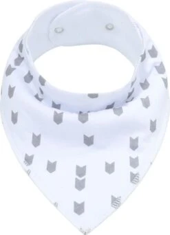 MINIIYOU Bandana Kwijlslabbetjes - Grijs - 6 Stuks - Puntslabbetjes - Waterproof -BIBS Shop 867x1200