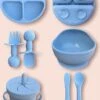 JUMPYTOYS - Kinderservies Met Zuignap - BPA Vrij- Babyservies - Baby Bestek - Babybox - Silliconen Eetset - 9 Delig - Babyshower - Blauw 2 JUMPYTOYS - Kinderservies Met Zuignap - BPA Vrij- Babyservies - Baby Bestek - Babybox - Silliconen Eetset - 9 Delig - Babyshower - Blauw -BIBS Shop 885x1200 2