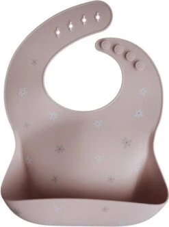 Mushie Siliconen Baby Slabber Met Opvangbakje - Woodchuck -BIBS Shop 892x1200 6