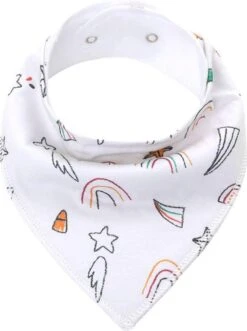 6 Stuks - Bandana Kwijl Slabbetjes - Strepen Skateboard - Waterproof – Fleece -BIBS Shop 895x1200 1