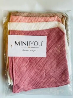 5 Stuks Hydrofiele Bandana Slabbetjes - Effen Roze- Grijs Wit - Katoen - Kwijlslabbetjes -BIBS Shop 900x1200 12