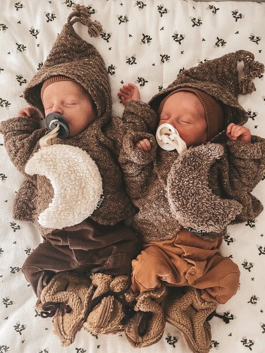 Louka Speendoekje Maan Crème - Teddy Katoen - Speenknuffel 4 Louka Speendoekje Maan Crème - Teddy Katoen - Speenknuffel - Afbeelding 2