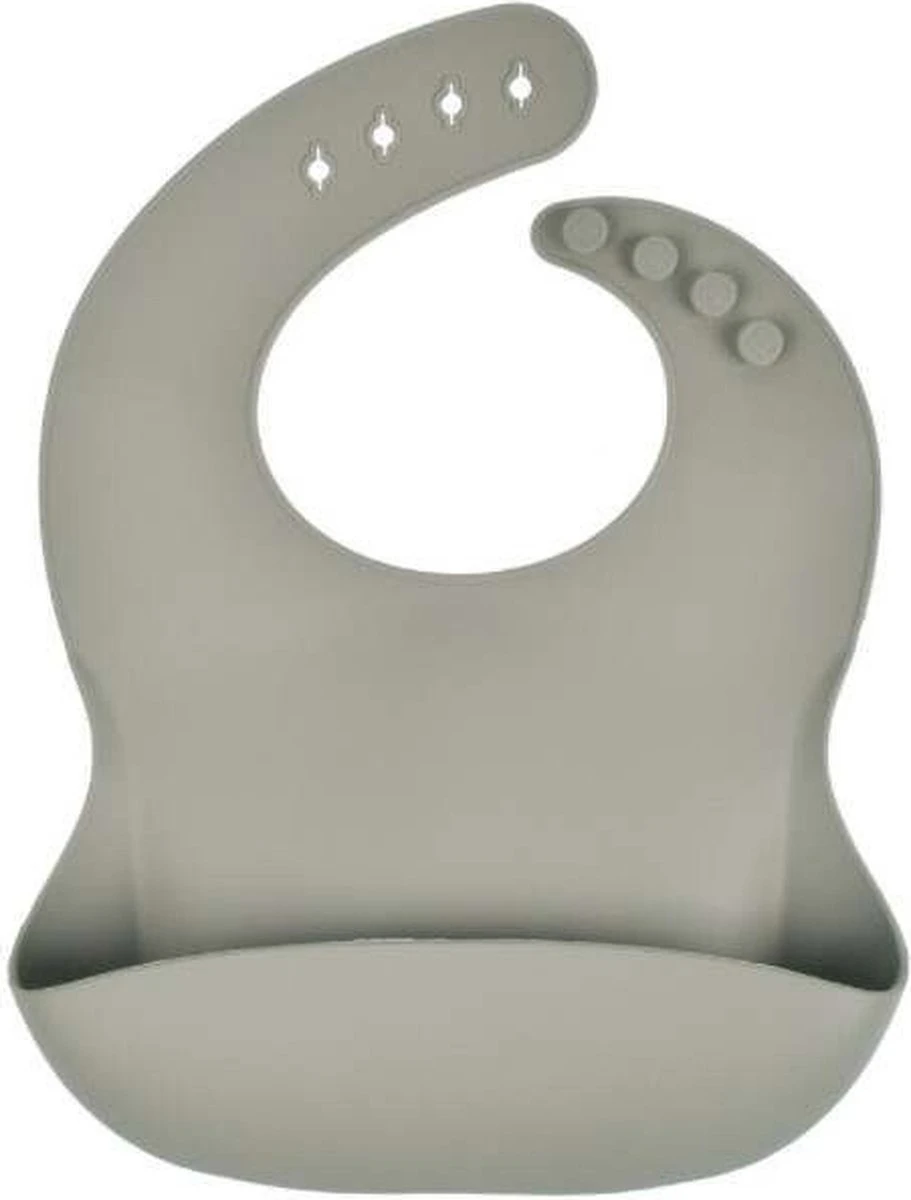 3 Stuks - Siliconen Slabbetjes Met Opvangbak - Blauw Groen 7 3 Stuks - Siliconen Slabbetjes Met Opvangbak - Blauw Groen - Afbeelding 5