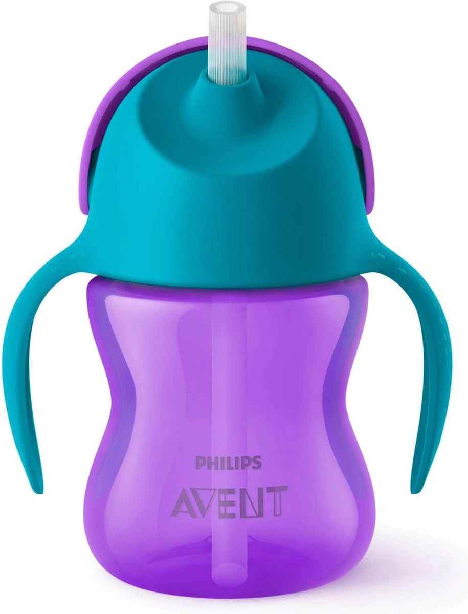 Philips Avent SCF796/02 Drinkbeker Met Rietje - 9m+ - 1 Stuk - Paars/Blauw 3 Philips Avent SCF796/02 Drinkbeker Met Rietje - 9m+ - 1 Stuk - Paars/Blauw