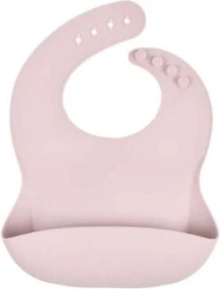 3 Stuks - Siliconen Slabbetjes Met Opvangbak - Roze Beige -BIBS Shop 916x1200 1
