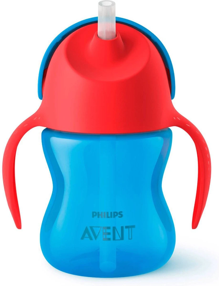Philips Avent SCF796/01 Drinkbeker Met Rietje - 9m+ - Blauw/rood 3 Philips Avent SCF796/01 Drinkbeker Met Rietje - 9m+ - Blauw/rood