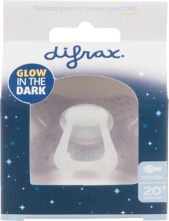 Difrax Fopspeen - Natural - 20+ Maanden - Glow In The Dark -BIBS Shop 920x1200