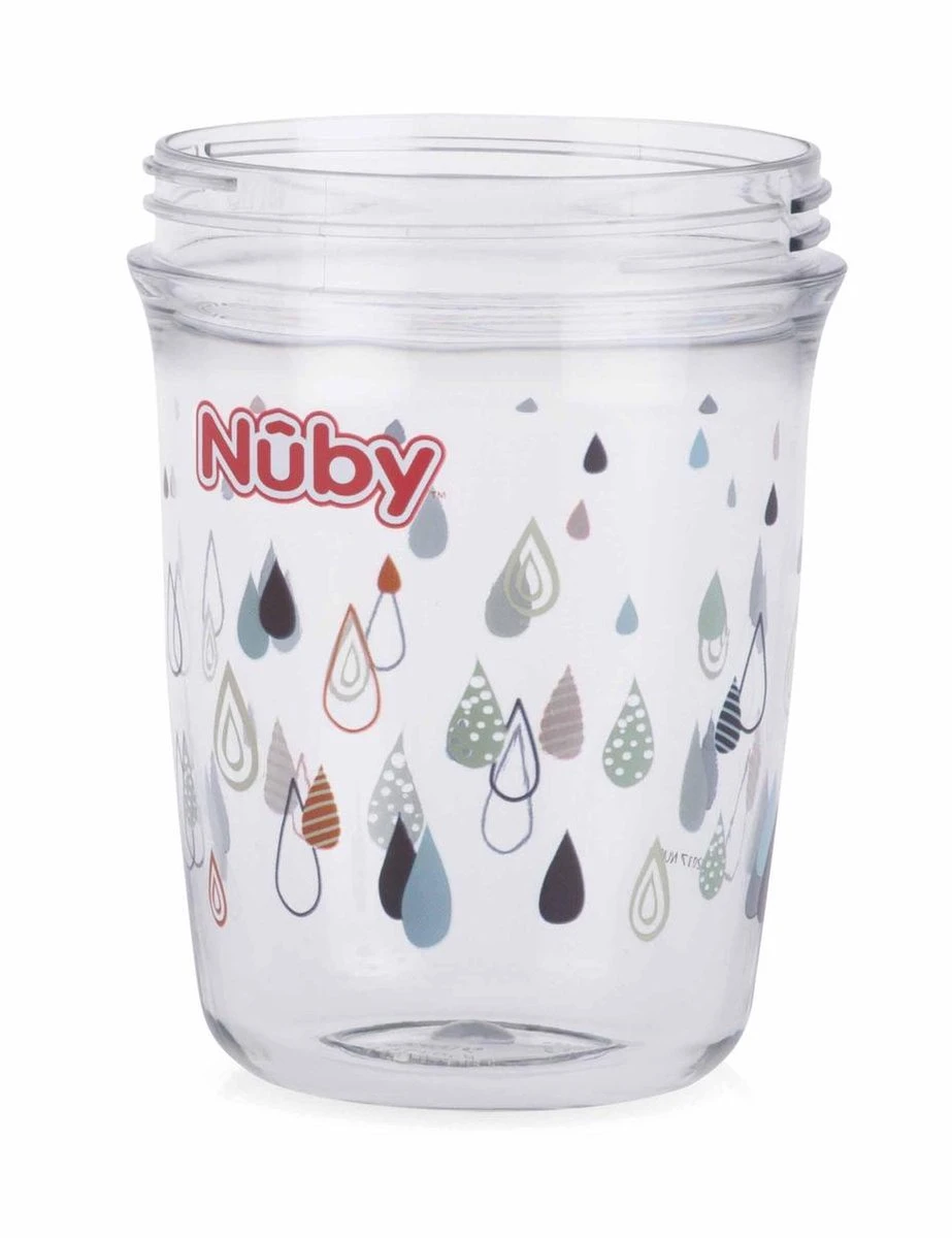 Nûby - Drinkbeker - 360° Wonder Cup Met Handvatten In Tritan™ - Grijs - 240ml - 6m+ 6 Nûby - Drinkbeker - 360° Wonder Cup Met Handvatten In Tritan™ - Grijs - 240ml - 6m+ - Afbeelding 4