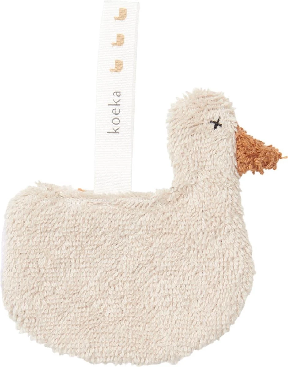 Koeka Speendoekje Eend Dijon Daily - Zand 4 Koeka Speendoekje Eend Dijon Daily - Zand - Afbeelding 2