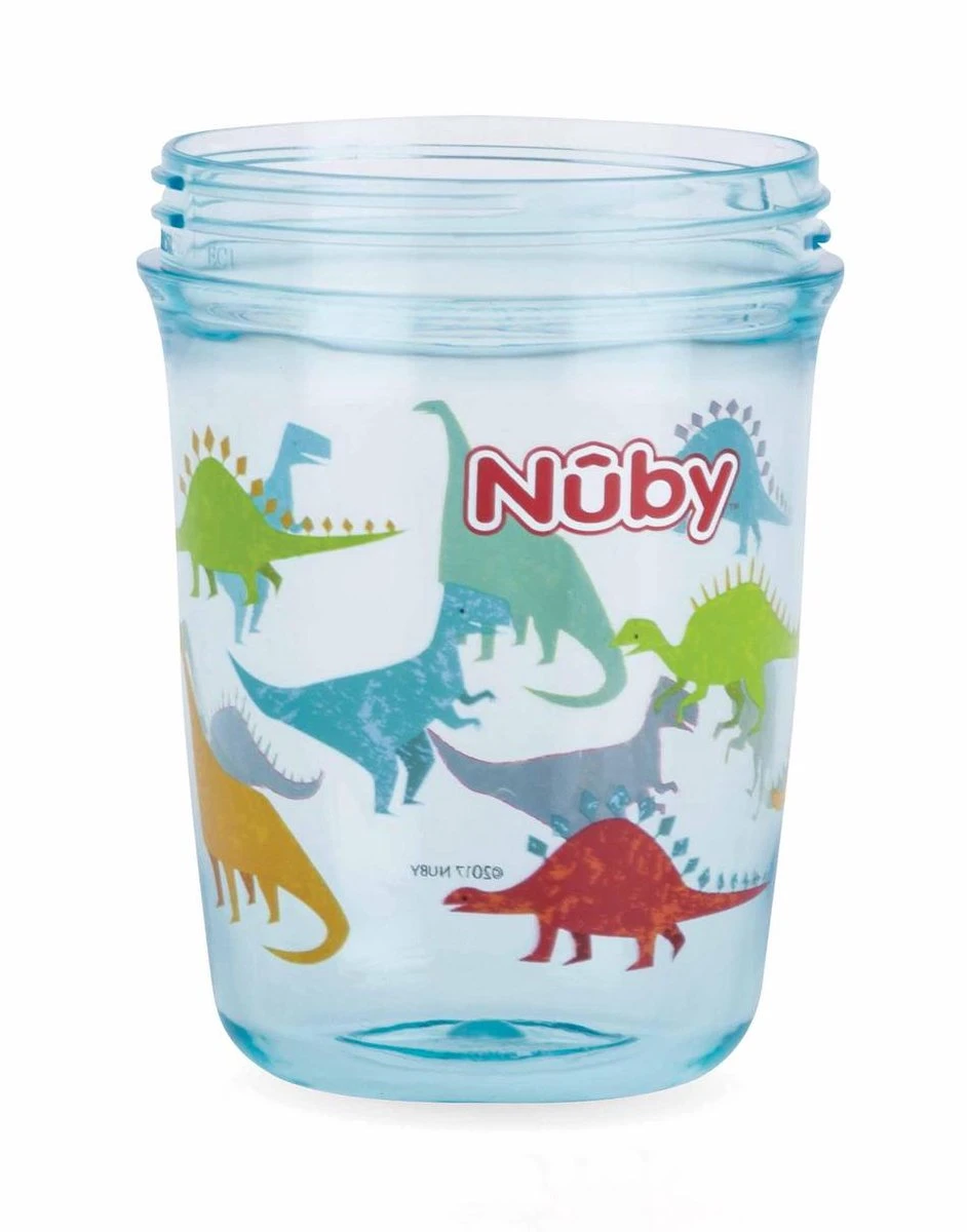 Nûby - Drinkbeker - 360° Wonder Cup Met Handvatten In Tritan™ - Aqua - 240ml - 6m+ 5 Nûby - Drinkbeker - 360° Wonder Cup Met Handvatten In Tritan™ - Aqua - 240ml - 6m+ - Afbeelding 3