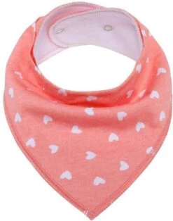 MINIIYOU Bandana Kwijlslabbetjes - Roze/Wit - 6 Stuks - Puntslabbetjes - Katoen -BIBS Shop 944x1200 1