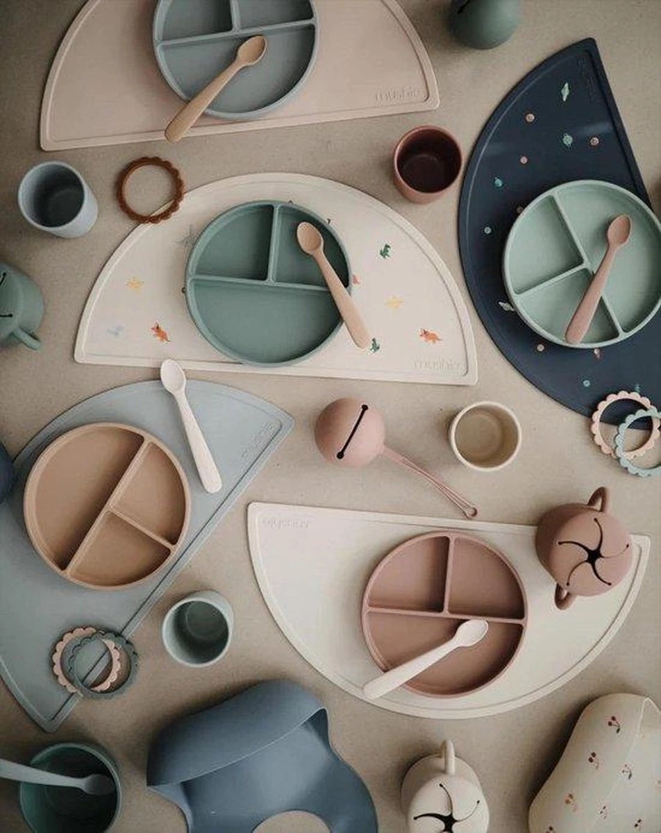 Mushie - Siliconen Babylepels - Babylepels - Ivory 10 Mushie - Siliconen Babylepels - Babylepels - Ivory - Afbeelding 8