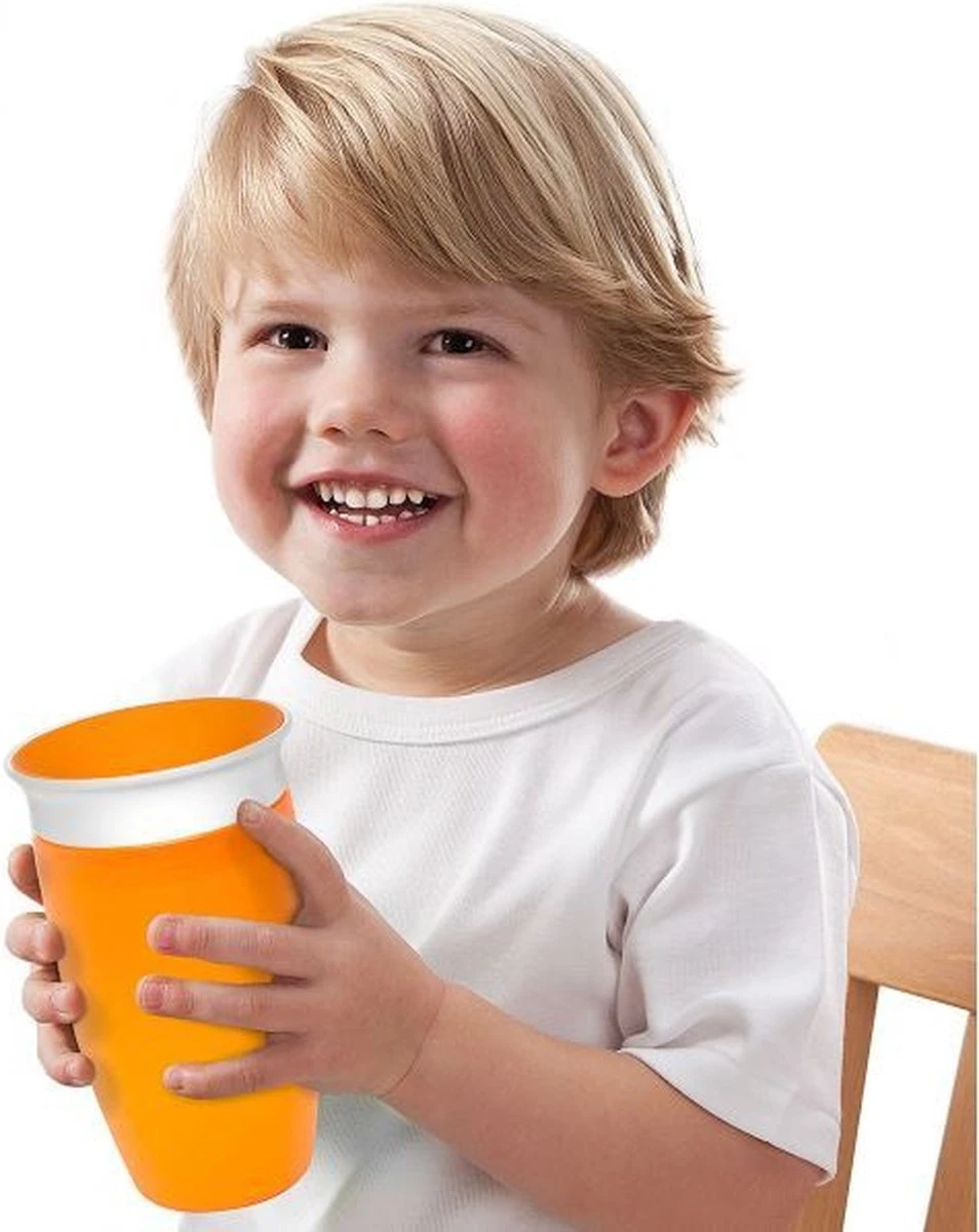 Munchkin Miracle 360 Sippy Cup Drinkbeker Blauw 4 Munchkin Miracle 360 Sippy Cup Drinkbeker Blauw - Afbeelding 2