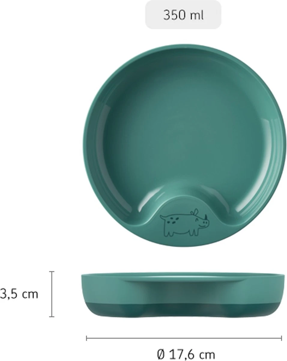 Mepal Mio – Oefenbord – Mag In De Magnetron – Deep Blue – Anti-slip Bodem – Kinderbord – Kinderservies 9 Mepal Mio – Oefenbord – Mag In De Magnetron – Deep Blue – Anti-slip Bodem – Kinderbord – Kinderservies - Afbeelding 7