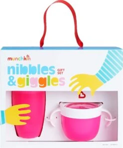 Munchkin Nibbles And Giggles Pink